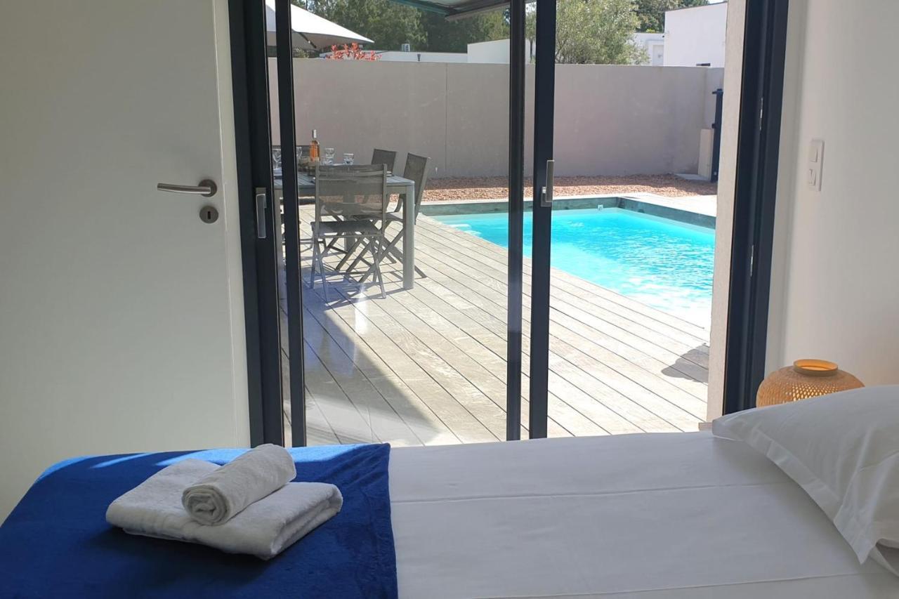 Villa Rossa 6 Pers Dans Residence Avec Piscine Chauffee Privee Lecci Luaran gambar